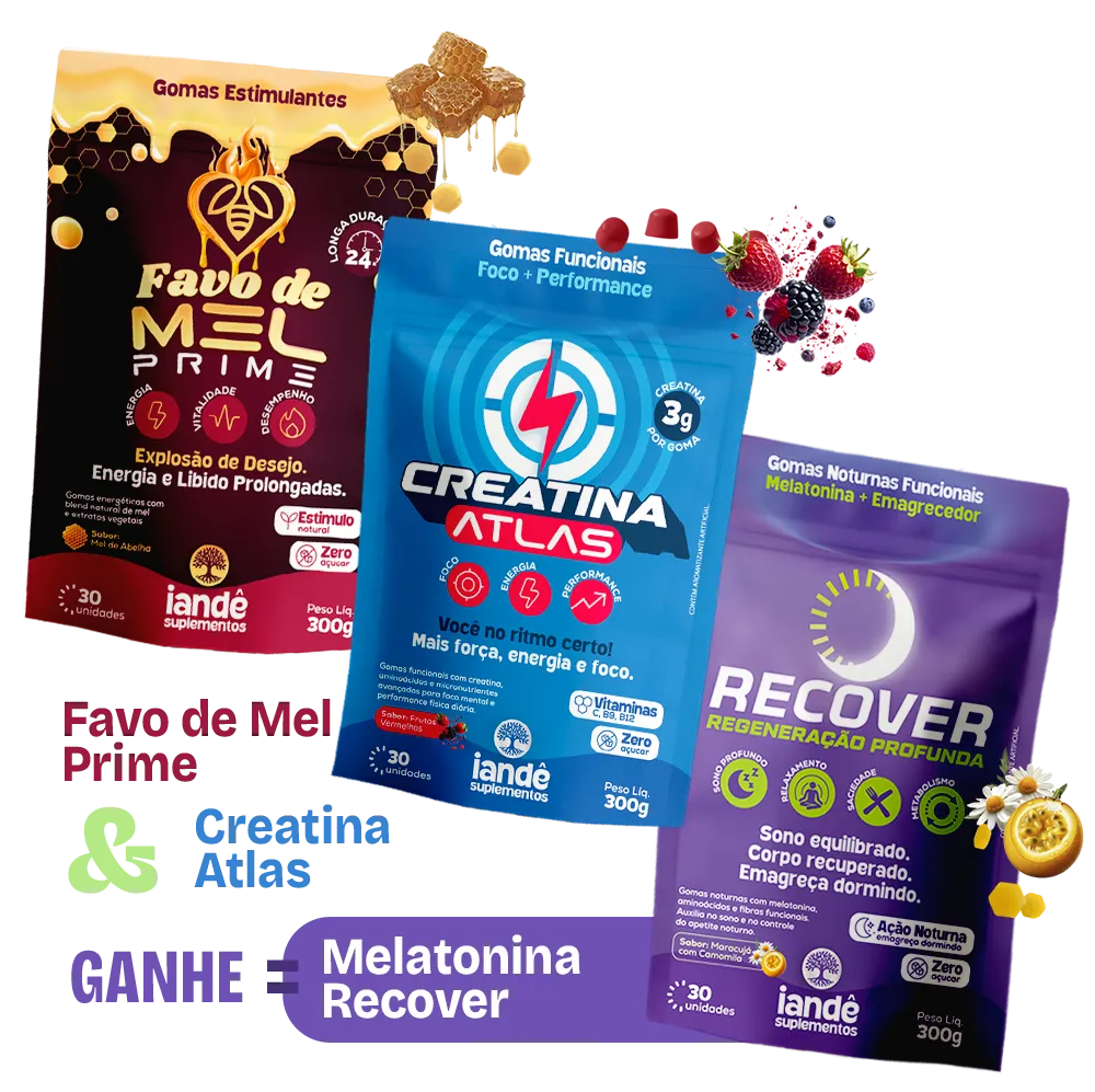Favo + Creatina → Ganha Recover - Iandê Suplementos