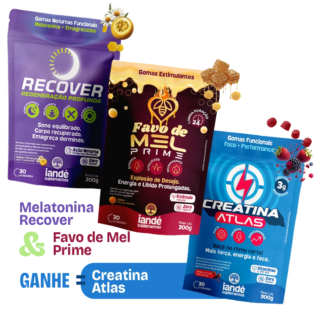 Recover + Favo → Ganha Creatina